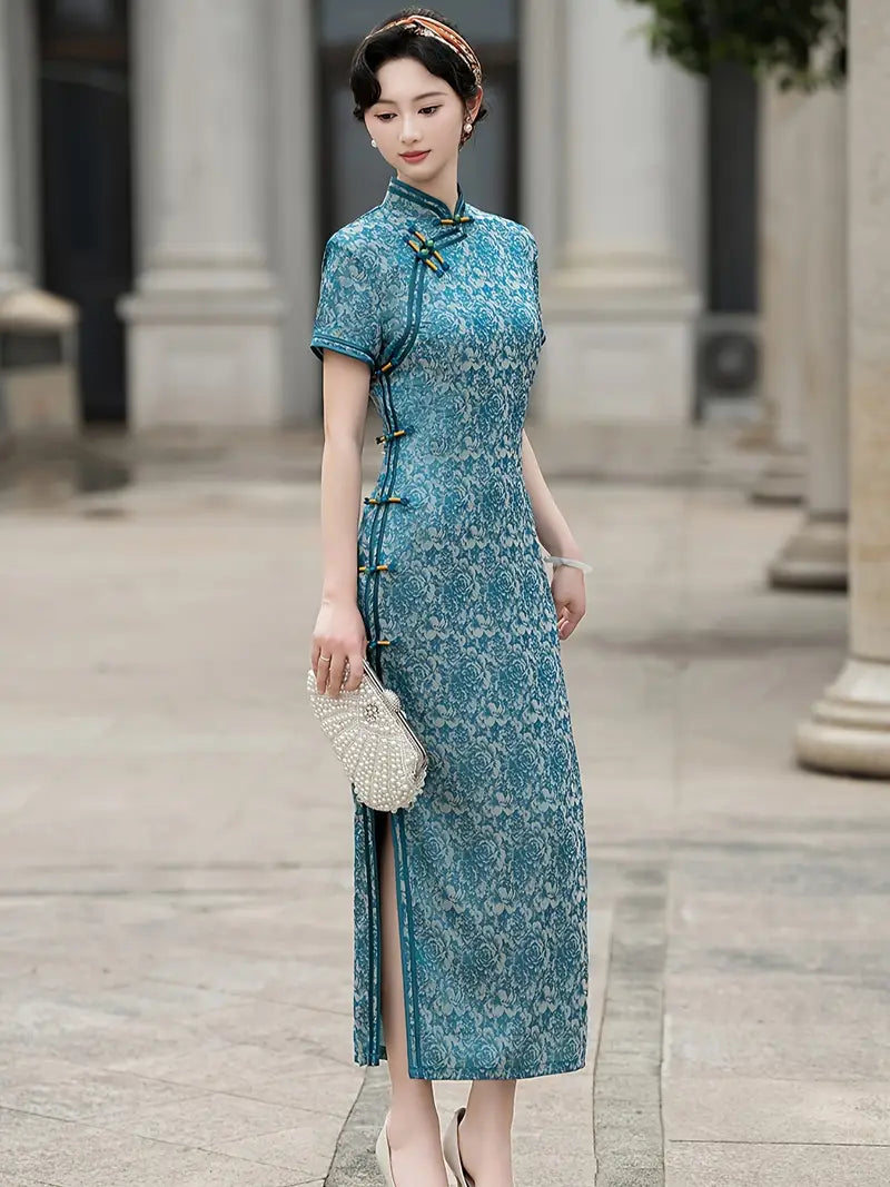 Elegant Vintage Qipao Dress