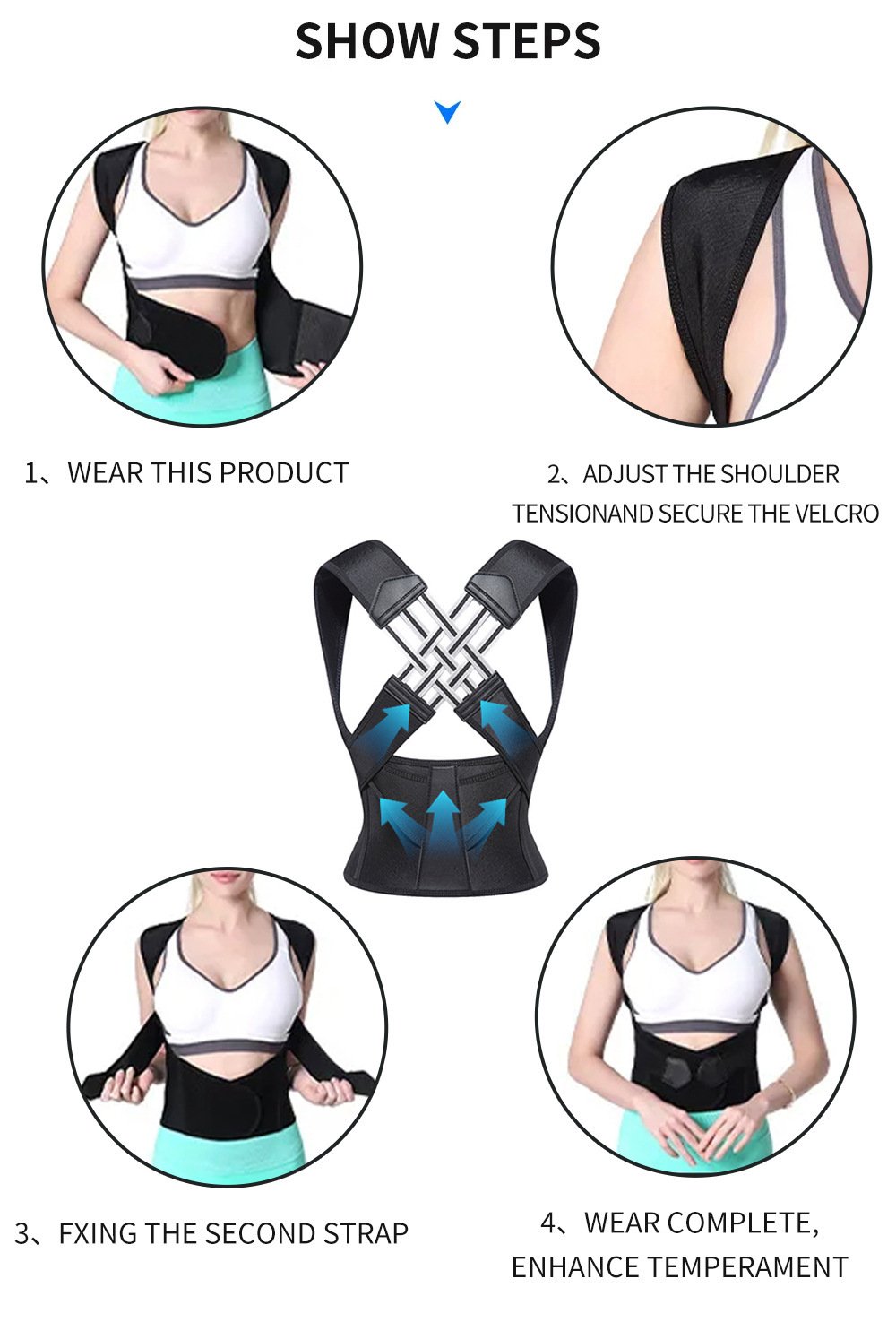 🔥Last Day Special Price 💥Back and Shoulder Posture Corrector