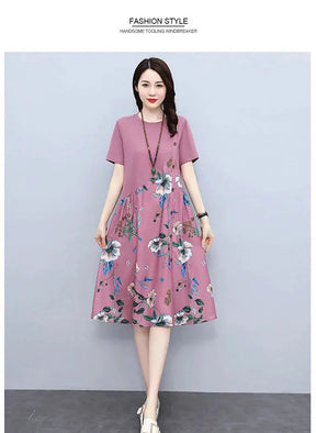 🔥HOT SALE🔥High-end Cotton and Linen Dress