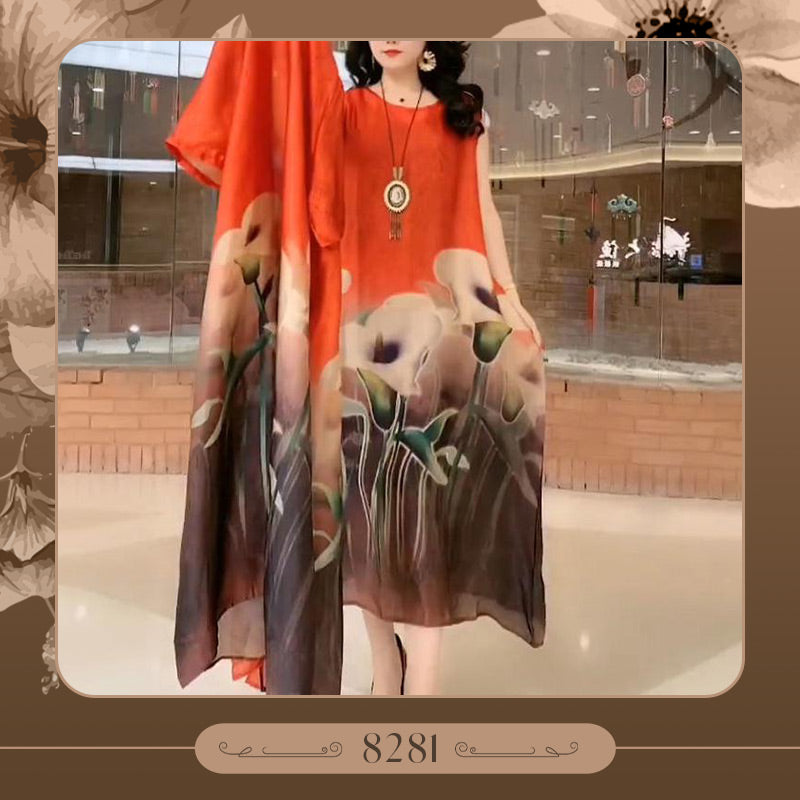 💝Women’s Print Dress 2-piece Set
