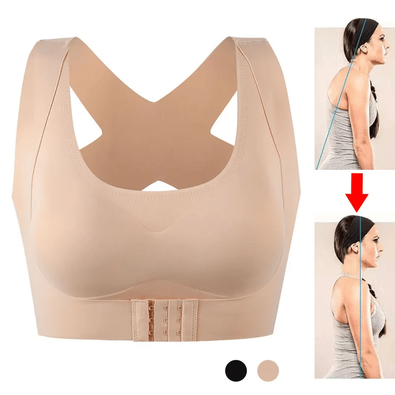 🔥 Women Posture Corrector And Breast Shaper 2 In 1 Sports Active Wear Bra