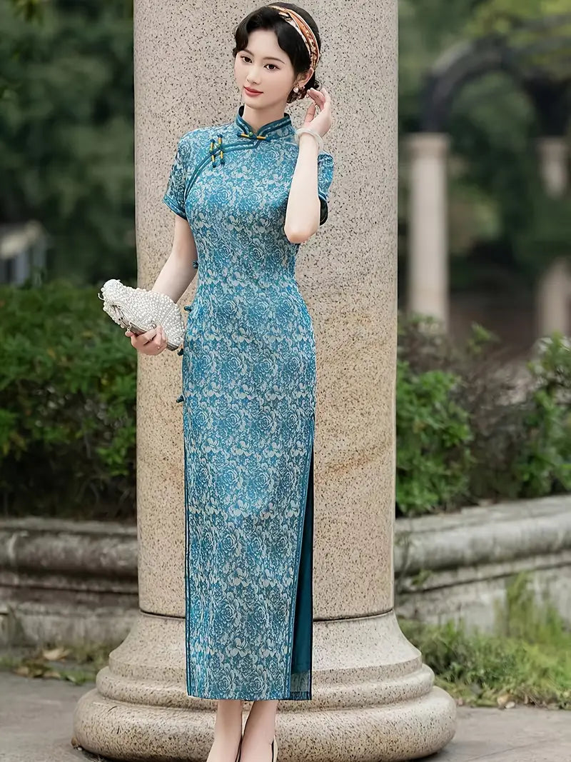 Elegant Vintage Qipao Dress