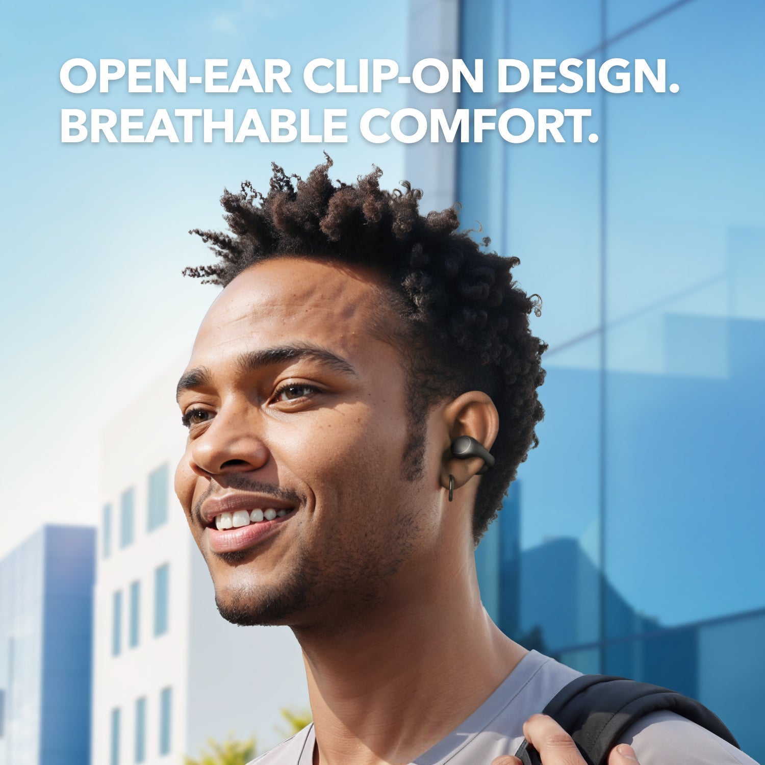 Flexible and Comfortable Clip-On Earbuds