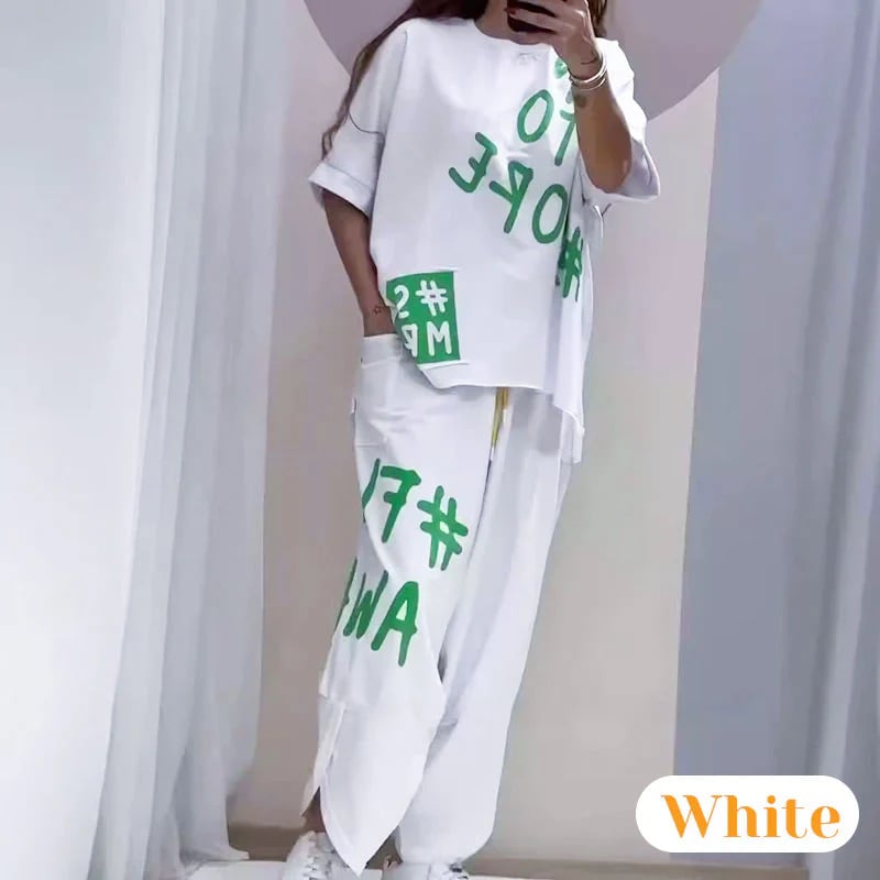 ⏳Time-limited Special⏰ Casual T-Shirt Two Piece Set