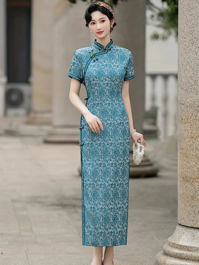 Elegant Vintage Qipao Dress