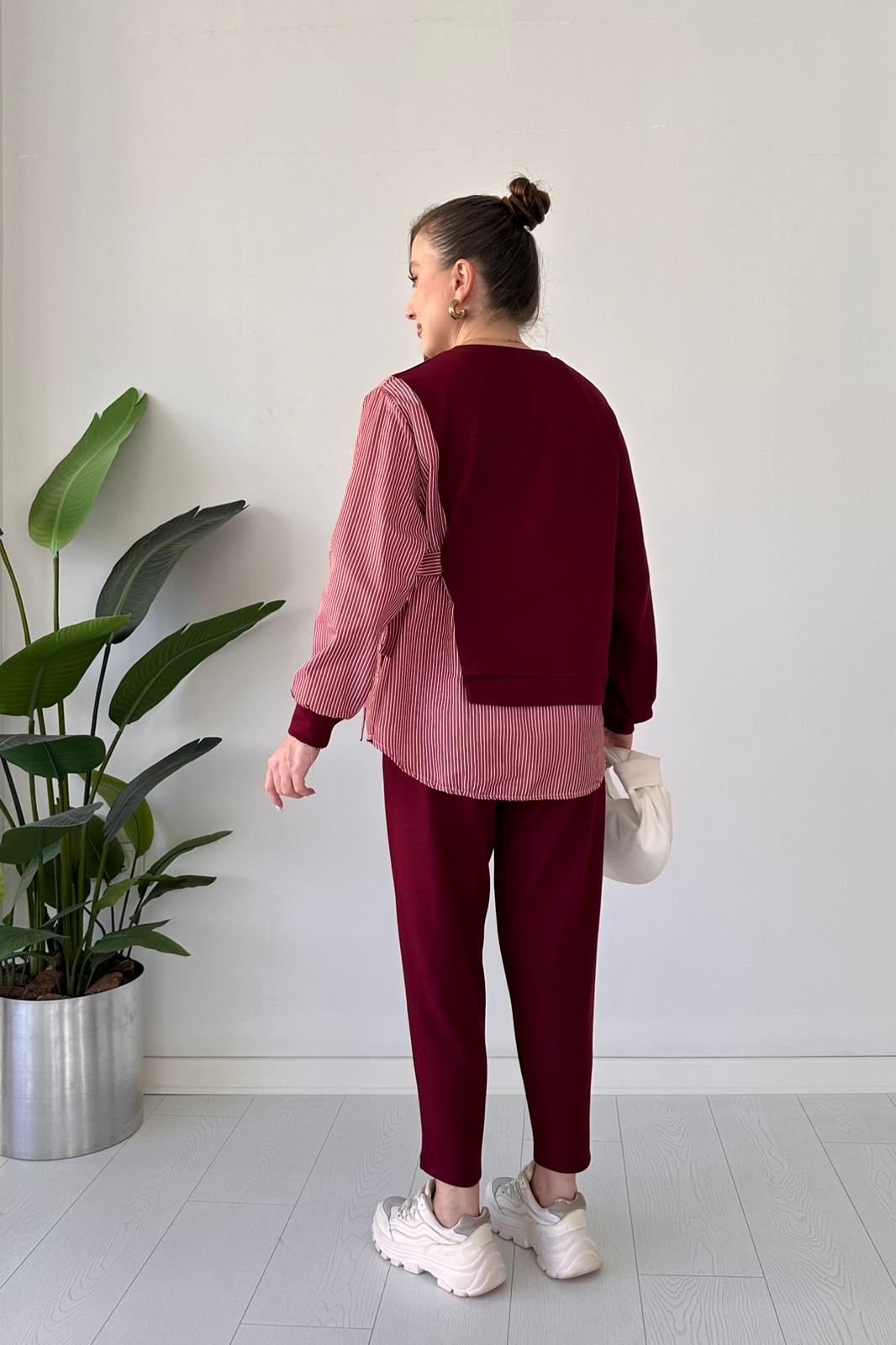 2025 New Design👗 Stylish Long Sleeve Garnished 2-piece Suit