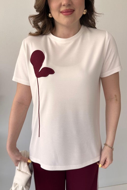Tulip-Print Modal Lounge Set