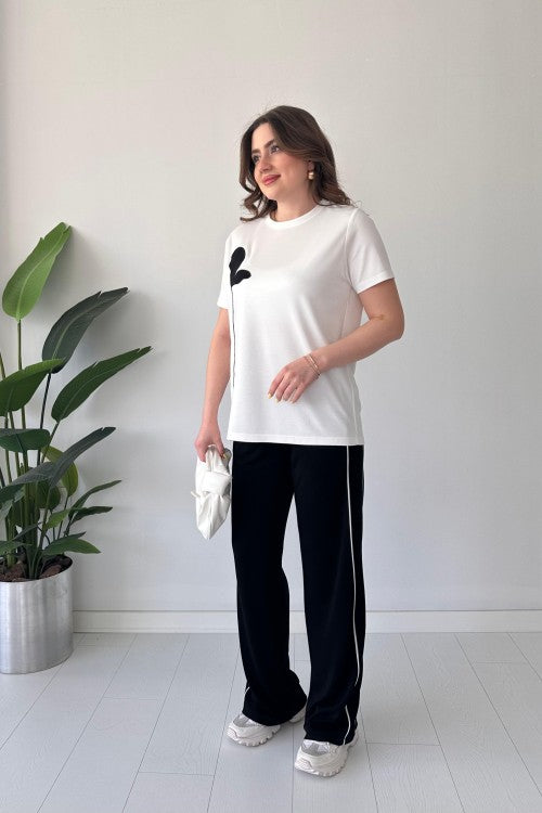 Tulip-Print Modal Lounge Set