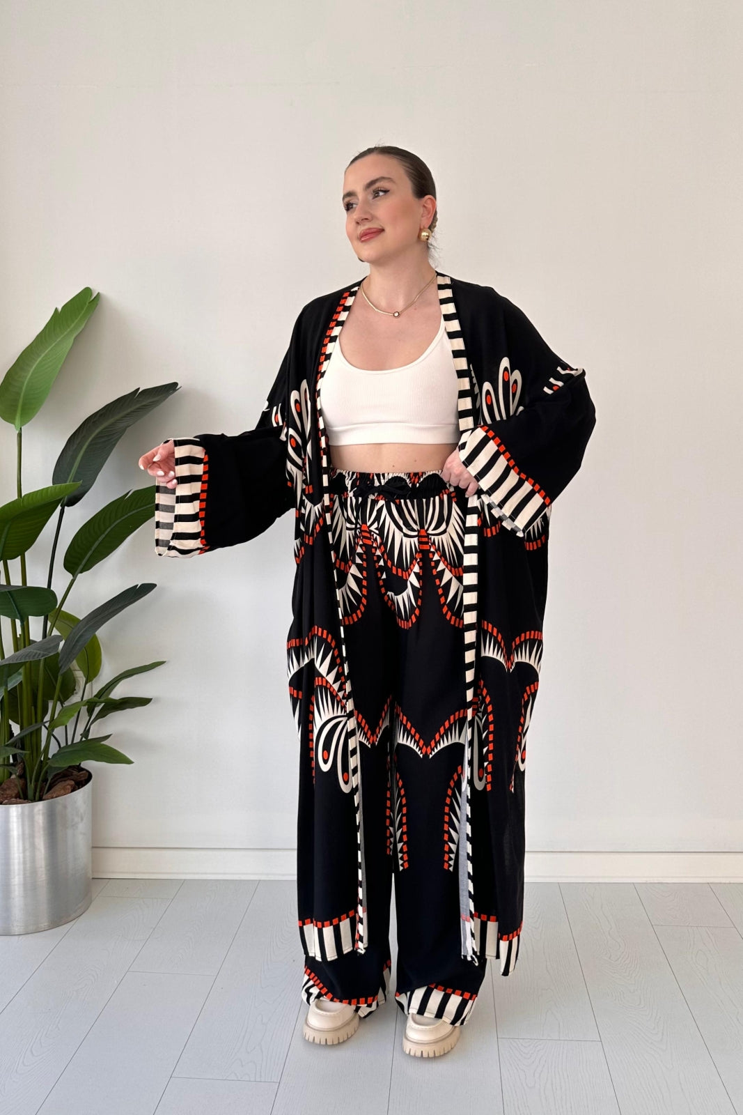 Maxi Kimono Set