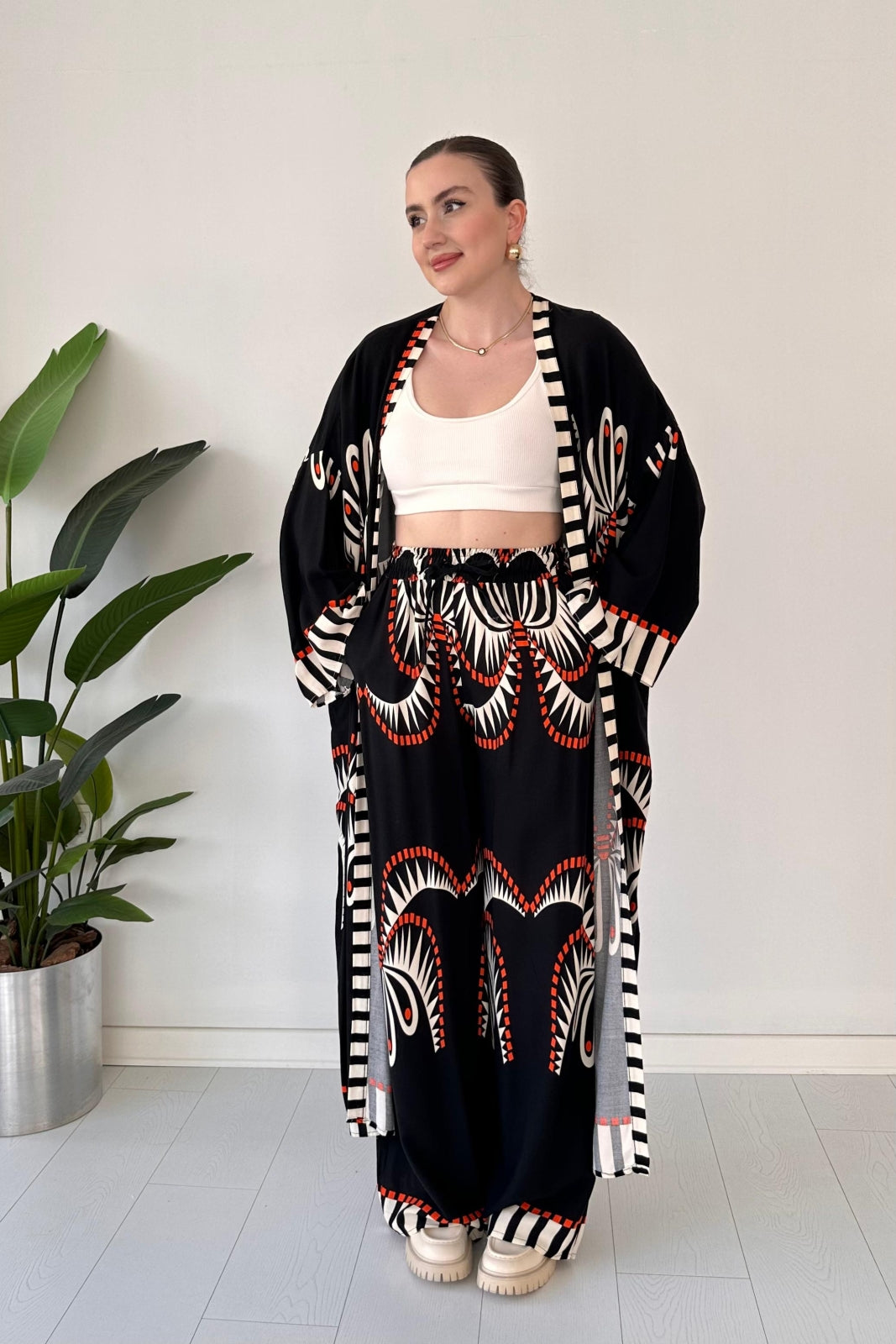 Maxi Kimono Set