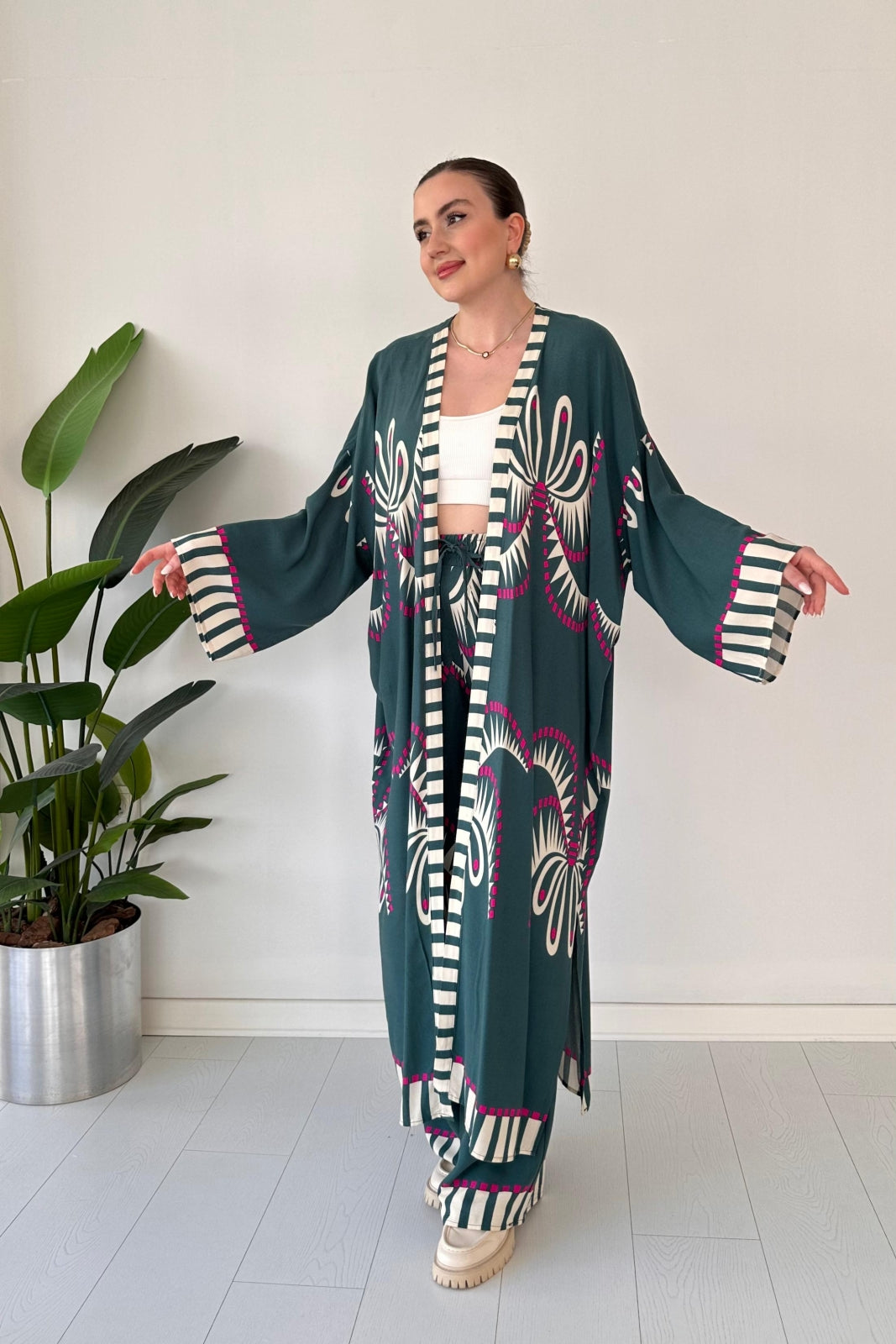 Maxi Kimono Set