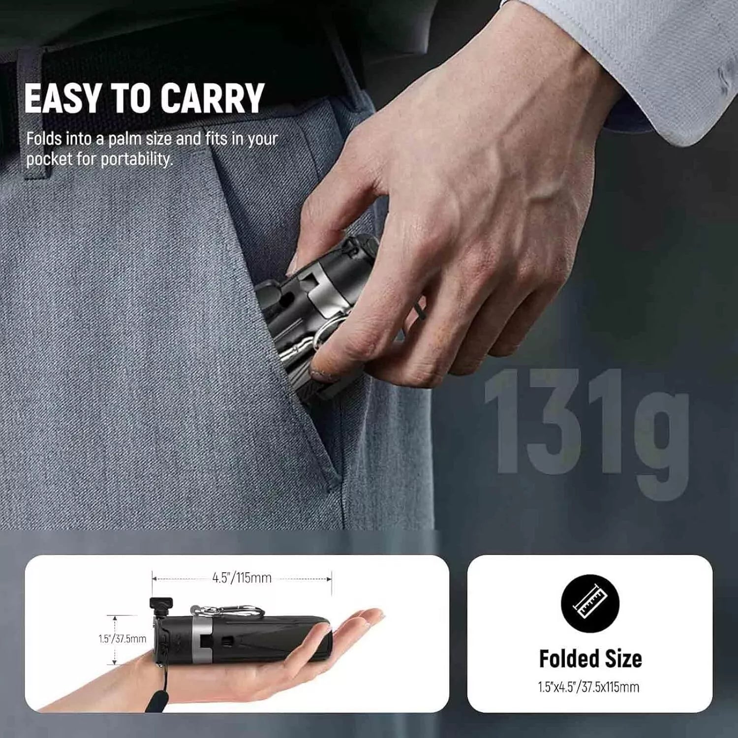 SnapPro 3-in-1 Creator Stick – Tripod, Selfie, Grip