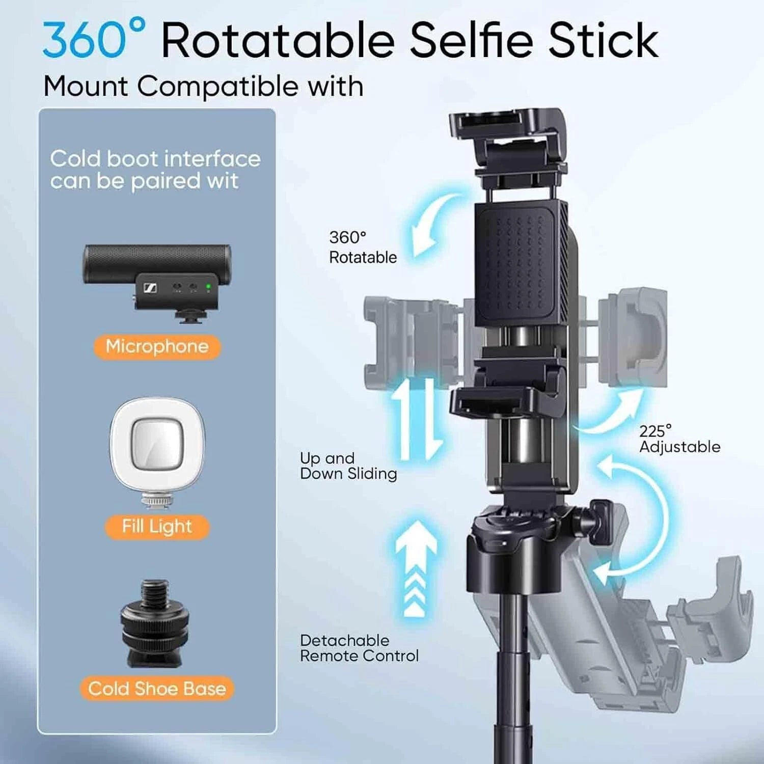 SnapPro 3-in-1 Creator Stick – Tripod, Selfie, Grip