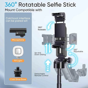 SnapPro 3-in-1 Creator Stick – Tripod, Selfie, Grip
