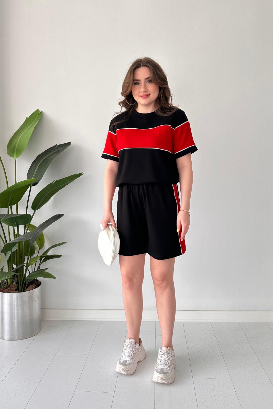 Women's Two-Piece Shorts Casual Tracksuit