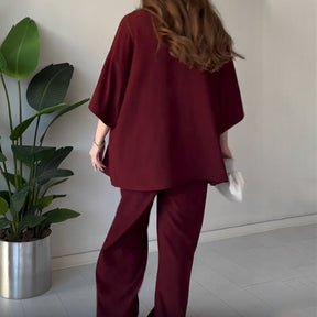 🌸Spring Specials🌸 Solid Color 3/4 Sleeve Top and Pants Set