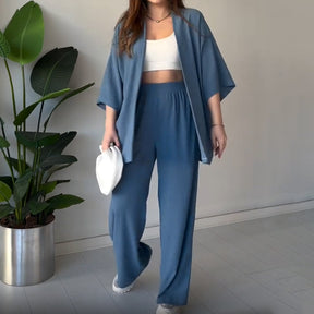 🌸Spring Specials🌸 Solid Color 3/4 Sleeve Top and Pants Set