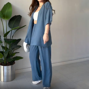 🌸Spring Specials🌸 Solid Color 3/4 Sleeve Top and Pants Set