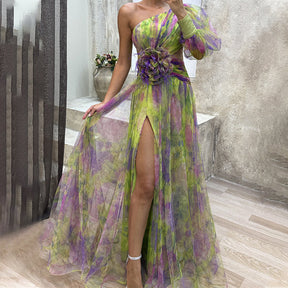 Women's Tulle Irregular Gown Dresses