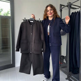 🌸Spring Specials🌸 Women’s Casual Button-Down Sweatsuits with Pockets
