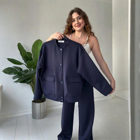 🌸Spring Specials🌸 Women’s Casual Button-Down Sweatsuits with Pockets