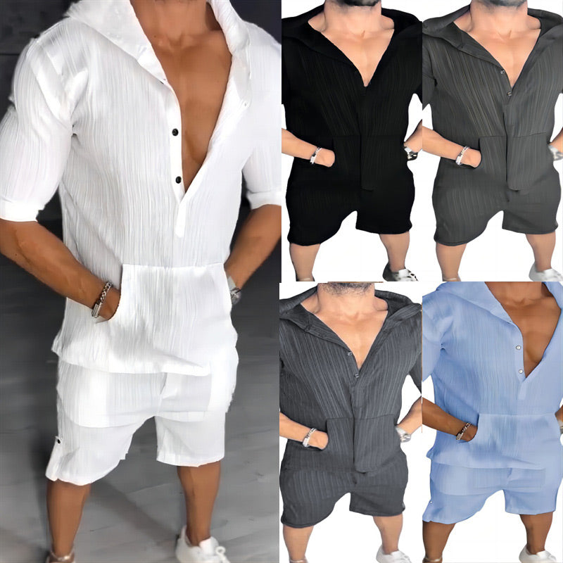 Casual Lightweight Summer Hoodie 2-Piece Set