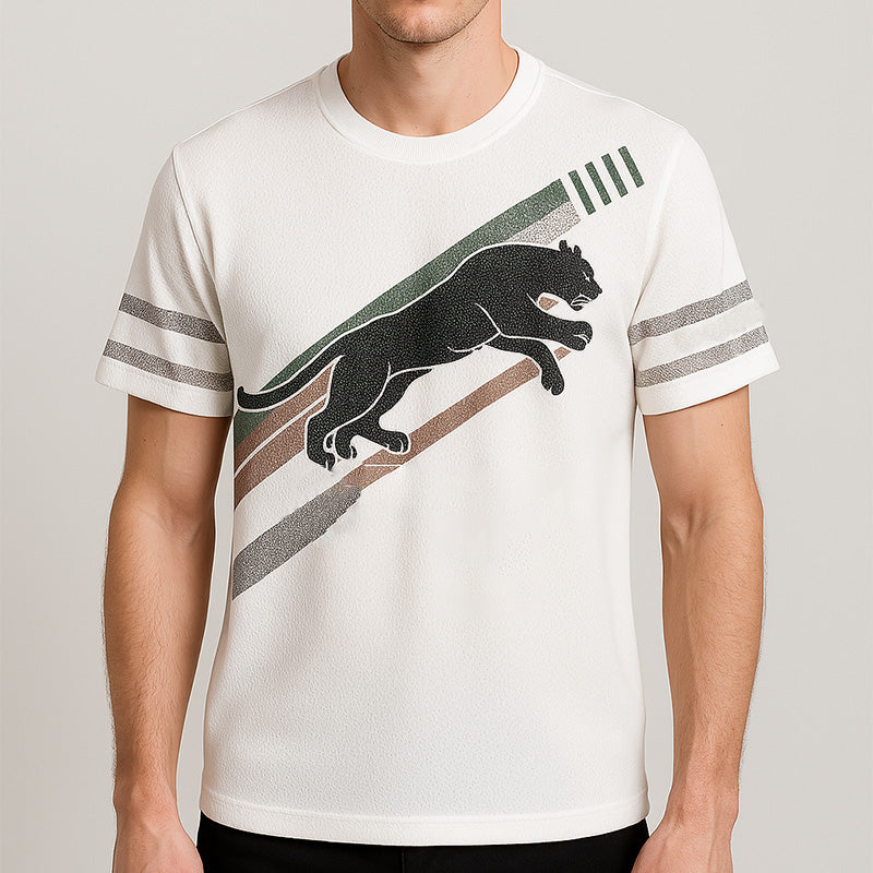 ⏳ Limited time 50% off! 💥Men's Printed Round Neck Short Sleeve T-shirt