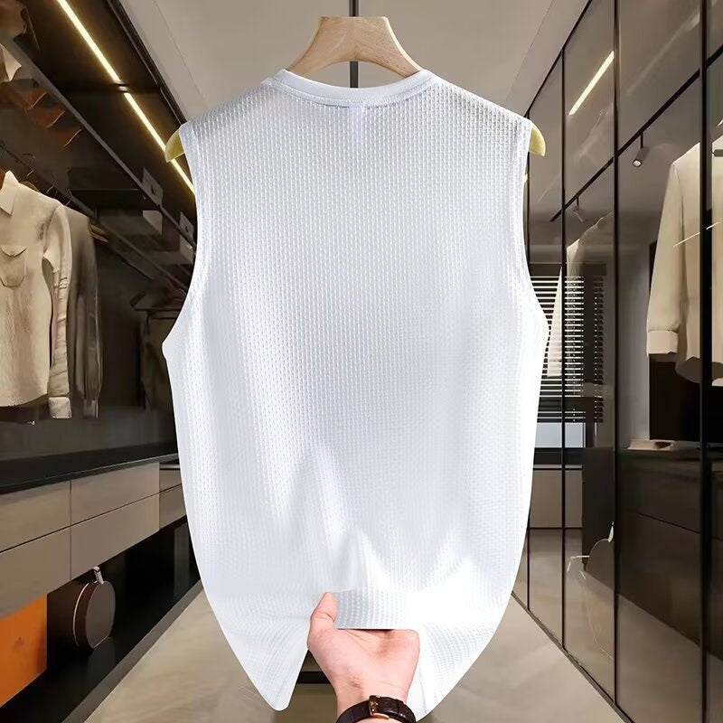 🌞Men's Sleeveless Printed Cool Feeling Vest🌞