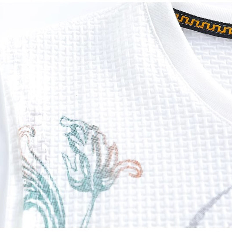🌞Men's Sleeveless Printed Cool Feeling Vest🌞