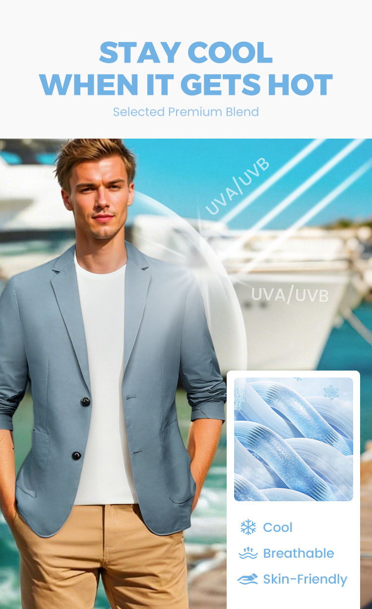 Men's Summer Lightweight Fashion Blazer