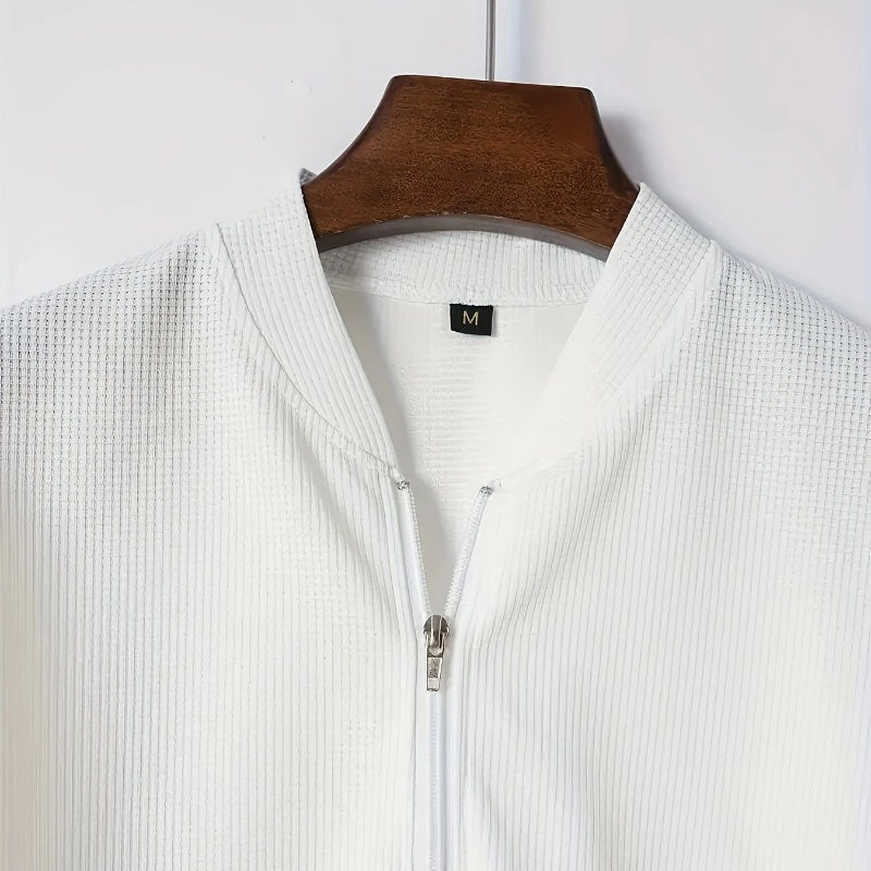 Men’s Summer Quarter-Zip Tracksuit Set