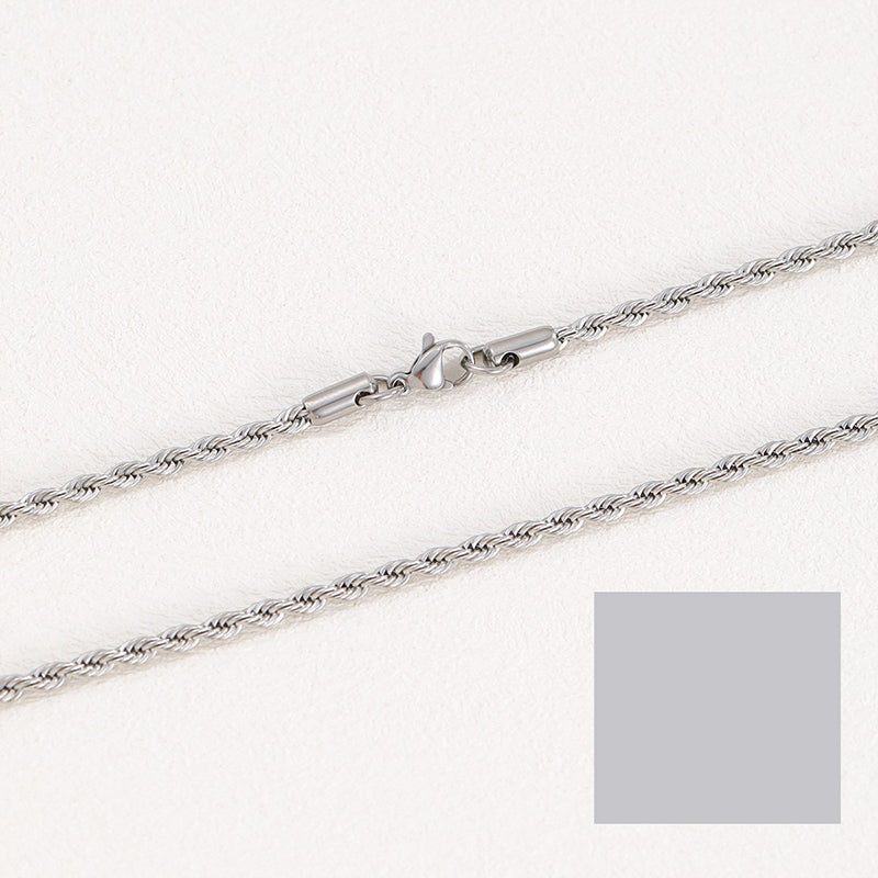 Men's Sprakling Rhinestone Pendant Necklace