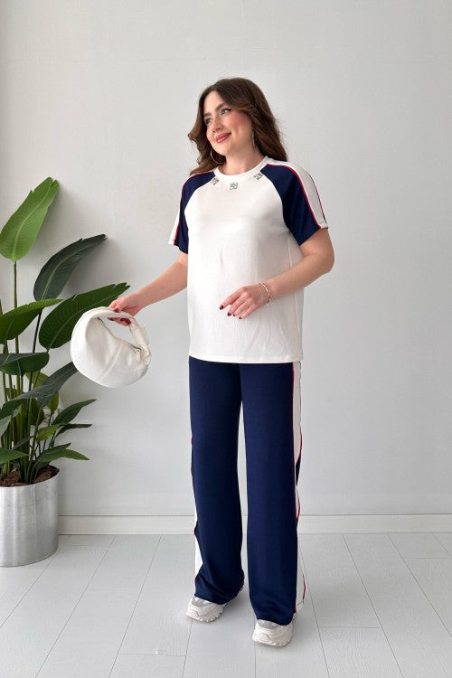Women's Casual Three Stone Relaxed Fit Set