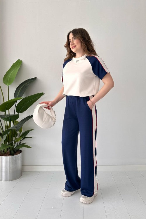 Women's Casual Three Stone Relaxed Fit Set