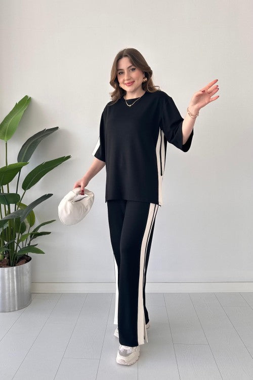 Women's Casual Slit Modal Suit