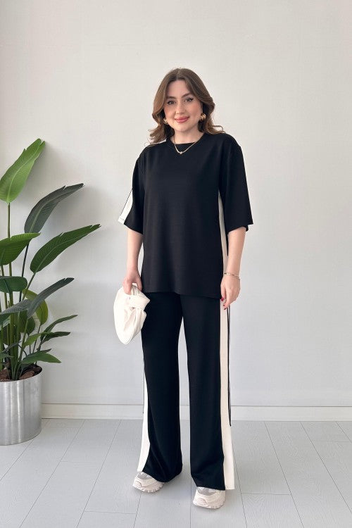Women's Casual Slit Modal Suit